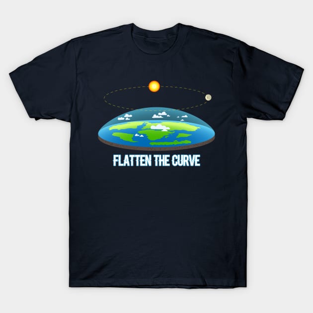 Flatten The Curve T-Shirt by Torozon